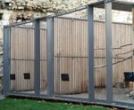 Wire mesh raven enclosure and balustrade infill - Tower of London