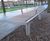 Horizon - timber and steel contemporary outdoor bench for parks 1