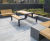 Thetford - recycled steel and timber picnic table and bench 4