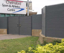Italia-100 perimeter fencing for Chelmsford Sports Club
