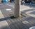 Stainless steel gratings at Kings Cross Station, London 11