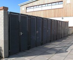Gates for bin store, Tranent School