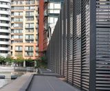 Italia-80 louvred fencing / screening – Paddington Basin - on this page