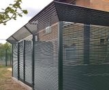 Secure bin compound at Newham Health Centre - on this page