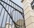Modena 3m high railings and gates for Islington estate 1