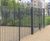 Modena 3m high railings and gates for Islington estate 2