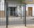 Modena 3m high railings and gates for Islington estate 3