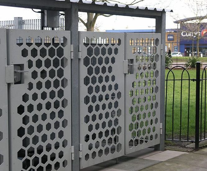 Bin stores for St Matthews Estate, Brixton