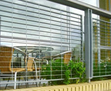 Micro-34 - steel panels for screening and balustrades