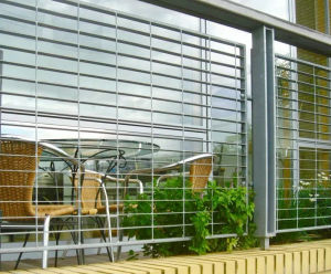 Micro-34 - steel panels for screening and balustrades