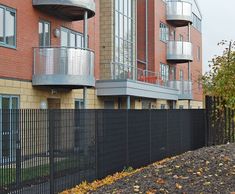 Roma-3 perimeter fencing, Millbeck Gardens apartments