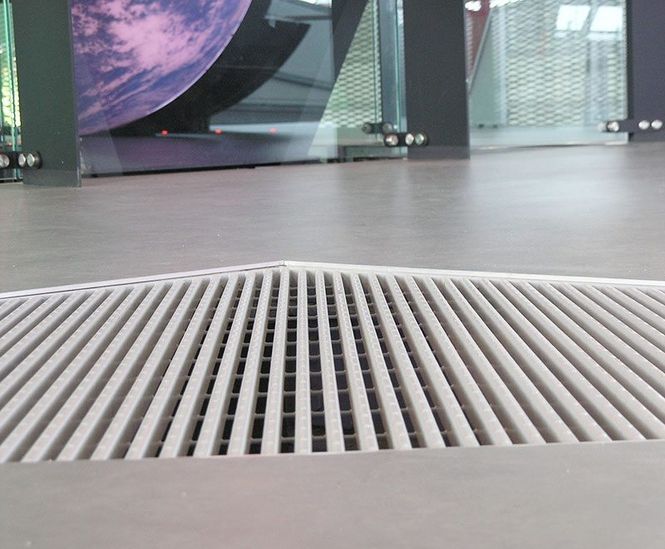 Barrot floor grating - City Hall, London