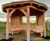 Roundhouse timber shelter with green roof - West Park, Worthing 4