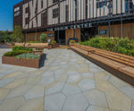 Paving for public realm at BBC Earth exhibition