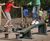 Wavy Balance Beam - low level 3.6m long, recycled plastic 3