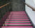 Stair nosings in corporate colour for College refurb 0