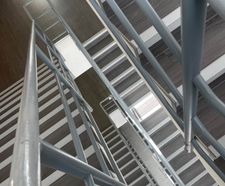 Anti-slip stair nosing for Middlesbrough College refurb