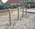 Horizontal Bars for playgrounds and trim trails, recycled plastic 2