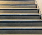 HPN1 - recessed heavy-duty stair nosing for concrete steps