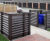 Normandy - recycled plastic louvered bin shelters 9