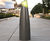 Sentinel - contemporary steel bollard with optional LED lighting 4