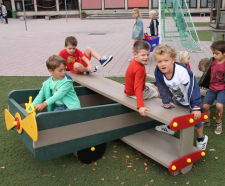 Biplane - colourful themed play for 3-7 year olds