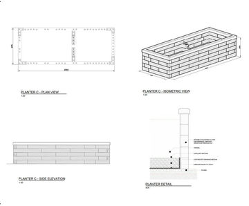 Design Service for timber planters and street furniture