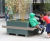 Recycled plastic outdoor bench and planter unit for children 0