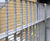 Barrier fencing and soffit grating panels at Rochester Station 9