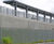 Barrier fencing and soffit grating panels at Rochester Station 10