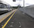 Barrier fencing and soffit grating panels at Rochester Station 8