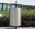 Apollo 100 hooded litter bin - post-mounted 0