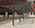 Aquinas - steel and glass multi-functional monopitch canopy shelter 0