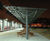 Aquinas - steel and glass multi-functional monopitch canopy shelter 9