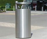 Apollo 100 hooded litter bin - floor-mounted - on this page