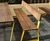 Caerphilly Seat - steel frame timber bench 3
