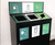 Daventry Internal Recycling Bin - triple compartment waste container 5