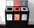Daventry Internal Recycling Bin - triple compartment waste container 3