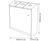 Daventry Internal Recycling Bin - triple compartment waste container 7
