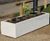 Denton - rectangular concrete planter, 200 litre 3