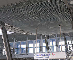 Barrier fencing, soffit panels and screening for Network Rail