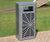 Derby Slimline Litter Bin - Stainless Steel 1