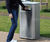 Derby Slimline Litter Bin - Stainless Steel 0