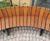 Easthorpe - contemporary semi-circular steel-framed timber seat 4