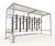 Eco-Guest Space Saving Shelter - steel outdoor bike storage 0