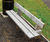 Edale - rustic 3-slat wooden seat 6