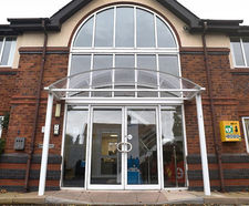 Entrance Foyer - arched canopy shelter for doorways and lobbies