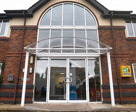 Entrance Foyer - arched canopy shelter for doorways and lobbies