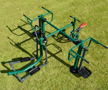 Spacesaver outdoor gym multi-unit