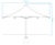 Hexagonal Conic Canopy - white PVC outdoor weather shelter 6